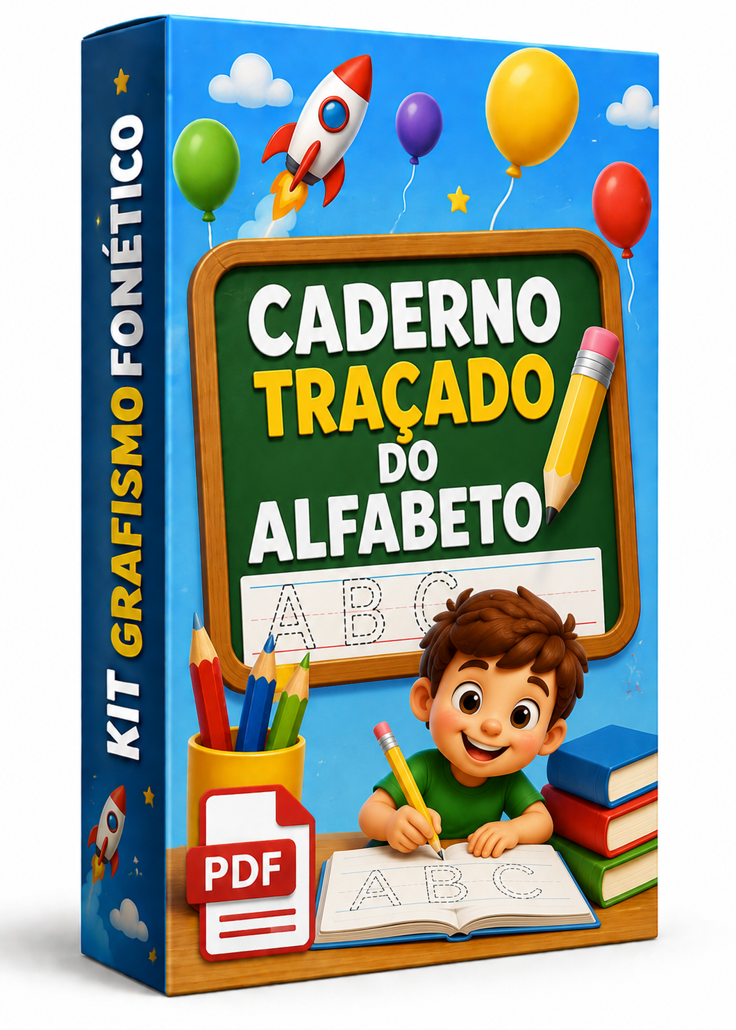Caderno de Traçado do Alfabeto